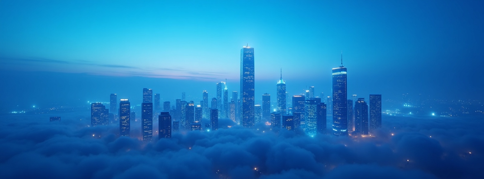 科技城市夜景